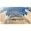 Image 2 : BLUE PALLET RACKING UPRIGHTS (7 PCS.) - APPROX.(4) 20'H X 42"W AND (3) 21'H X 44"W