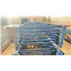 Image 2 : BLUE PALLET RACKING UPRIGHTS (6 PCS.) - APPROX. 20'H X 42"W WITH 3 1/2" X 4" X 1/8" BASES