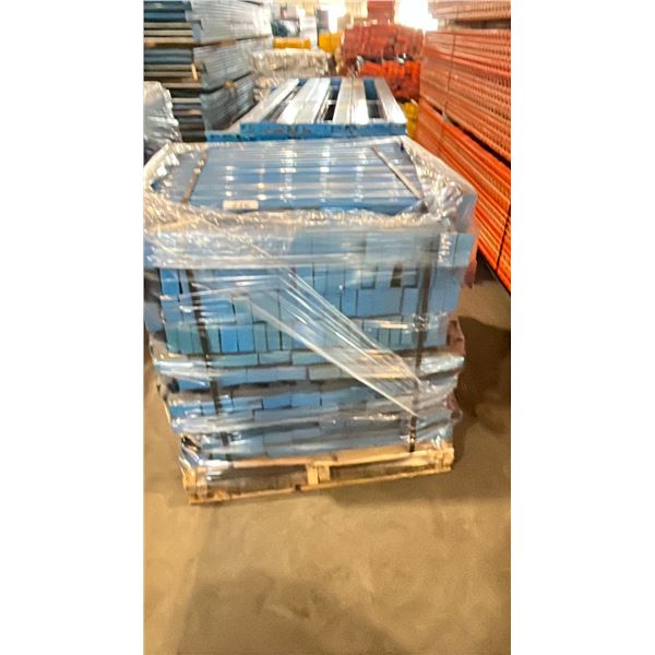 BLUE PALLET RACKING SHELVING SUPPORT BRACES (260 PCS.) APPROX. 42"