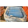 Image 2 : BLUE PALLET RACKING SHELVING SUPPORT BRACES (260 PCS.) APPROX. 42"