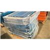 Image 3 : BLUE PALLET RACKING SHELVING SUPPORT BRACES (260 PCS.) APPROX. 42"