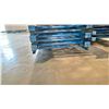Image 2 : BLUE PALLET RACKING UPRIGHTS (6 PCS.) - APPROX. 20'H X 42"W WITH  4" X 3 1/2" X 1/8"  BASES