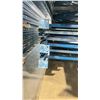 Image 3 : BLUE PALLET RACKING UPRIGHTS (6 PCS.) - APPROX. 20'H X 42"W WITH 3 1/2" X 4" X 1/8" BASES