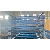 Image 2 : BLUE PALLET RACKING UPRIGHTS (10 PCS.) - APPROX. 20'H X 42"W WITH 3 1/2" X 4" X 1/8" BASES
