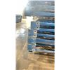Image 3 : BLUE PALLET RACKING UPRIGHTS (7 PCS.) - APPROX. 20'H X 42"W WITH 7 1/4" X 3"X 3/8"