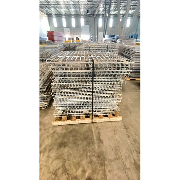 PALLET RACKING MESH DECK SHELVING (32 PCS.) - APPROX. 46" X 43"