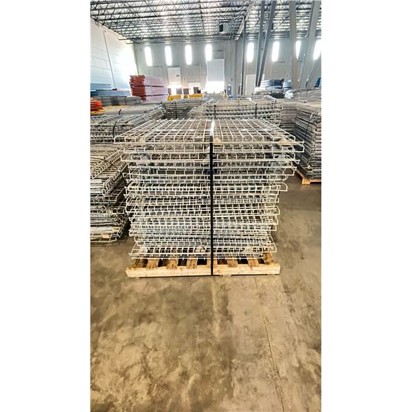 PALLET RACKING MESH DECK SHELVING (29 PCS.) - APPROX. 46" X 43"