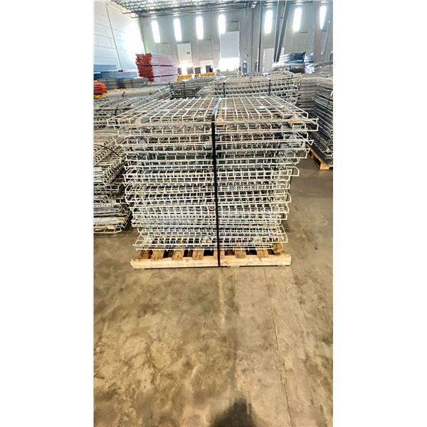 PALLET RACKING MESH DECK SHELVING (32 PCS.) - APPROX. 46" X 43"
