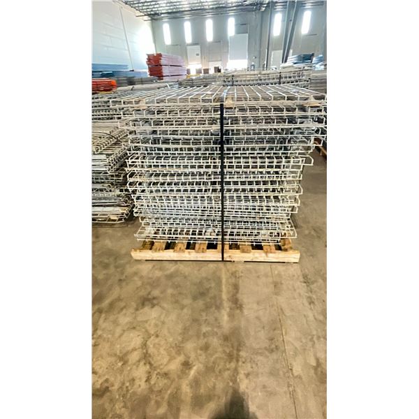 PALLET RACKING MESH DECK SHELVING (35 PCS.) - APPROX. 46" X 43"