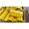 Image 3 : YELLOW PALLET RACKING SAFETY GUARDS (150) - APPROX. 12" X 6"