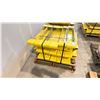 Image 2 : YELLOW PALLET RACKING SAFETY GUARDS (26) - APPROX. 41 1/2" X 6"