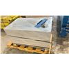Image 2 : WOODEN CRATE OF BLUE PALLET RACKING 15 1/2" X 4 1/4" CONNECTOR BRACKETS - APPROX. 203 PCS.