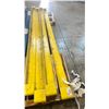 Image 1 : YELLOW PALLET RACKING SAFETY GUARDS (4) - APPROX. 142" X  6"
