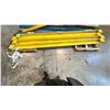 Image 2 : YELLOW PALLET RACKING SAFETY GUARDS (4) - APPROX. 142" X  6"