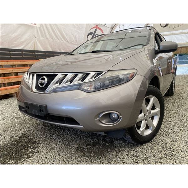 2010 NISSAN MURANO, GREY, 250219 KMS, ALL WHEEL DRIVE. - J128372