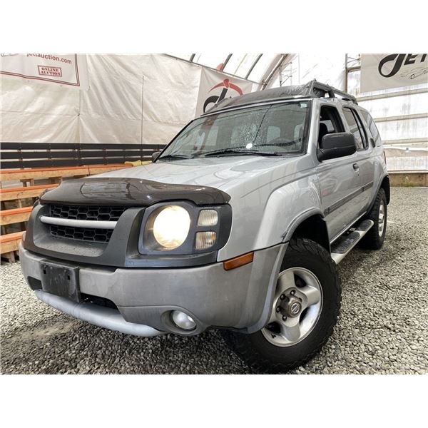 2003 NISSAN XTERRA SE, SILVER, 332599 KMS, 4X4. - J627993