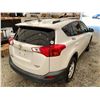 Image 16 : 2013 TOYOTA RAV 4, WHITE, 213050 KMS, FOUR WHEEL DRIVE. - D014798