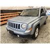Image 3 : 2013 JEEP PATRIOT, BLUE, 219610 KMS, FRONT WHEEL DRIVE. - J221462