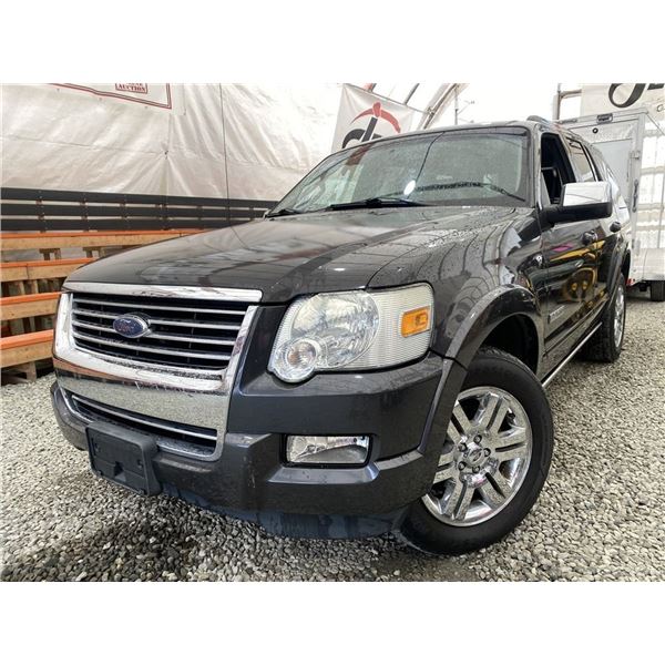 2007 FORD EXPLORER, GRAY, 215508 KMS, 4X4. -  DA39495