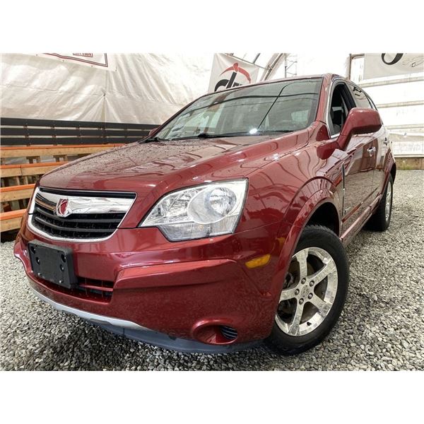 2008 SATURN VUE, RED/MAROON, 182133 KMS, ALL WHEEL DRIVE. - D711985