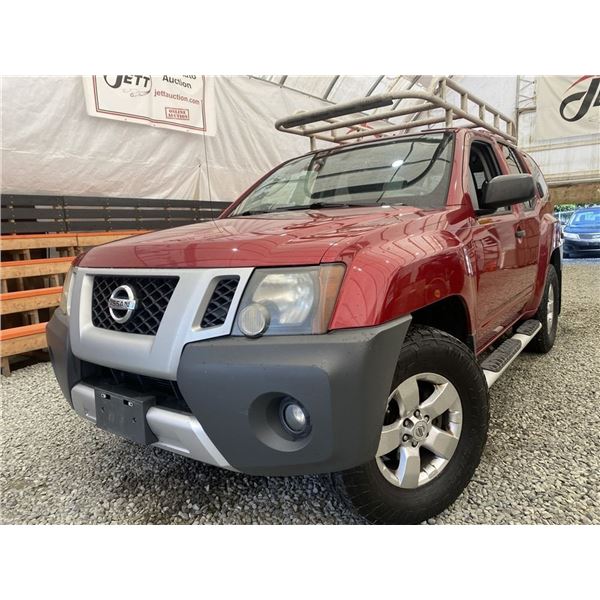 2010 NISSAN XTERRA, RED, 233962 MILES KMS, 4X4. - D508284