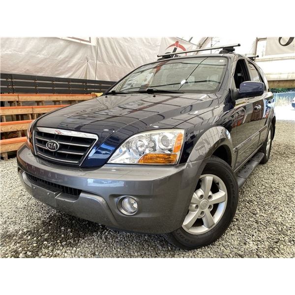 2008 KIA SORENTO, BLUE, 163340 KMS, 4X4. - J808857