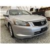 Image 8 : 2009 HONDA ACCORD, SILVER, 254561 KMS, FRONT WHEEL DRIVE. - B802997