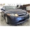 Image 8 : 2007 HONDA CIVIC, BLUE, 304955 KMS, FRONT WHEEL DRIVE. - D801120
