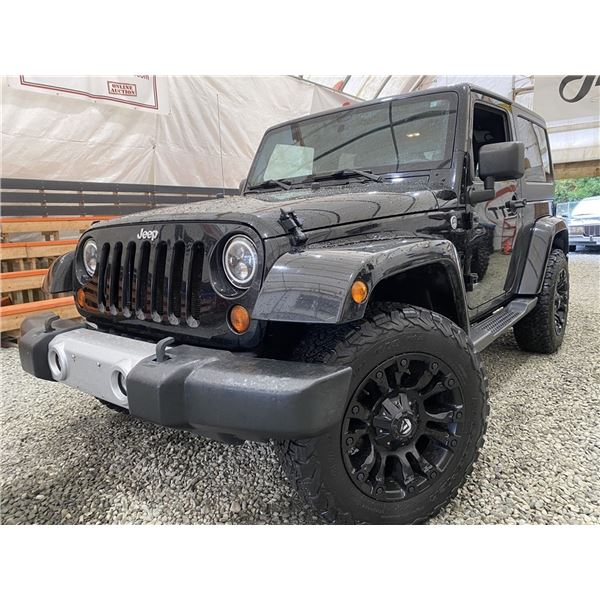 2011 JEEP WRANGLER, BLACK, 201368 KMS, 4X4. - D539748