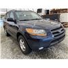 Image 8 : 2009 HYUNDAI SANTE FE, BLUE, 223222 KMS, FRONT WHEEL DRIVE. - D298032