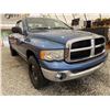 Image 8 : 2004 DODGE 1500, BLUE, 255701 KMS, 4X4,  EX-OUT OF PROVINCE. - D143433