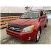 Image 3 : 2008 TOYOTA RAV 4, RED, 276651 KMS, FOUR WHEEL DRIVE. - D044752