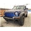 Image 2 : 2003 JEEP LIBERTY, BLUE, 266788 KMS, 4X4. - B521444