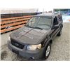 Image 4 : 2007 FORD ESCAPE, GREY, 269778 KMS, FOUR WHEEL DRIVE - !!!!NO RESERVE!!!!