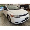 Image 8 : 2008 HONDA CIVIC, WHITE, 275485 KMS, FRONT WHEEL DRIVE. - D008212