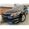 Image 1 : 2018 KIA OPTIMA, BLACK, 182954 KMS, FRONT WHEEL DRIVE. - J243311