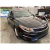 Image 9 : 2018 KIA OPTIMA, BLACK, 182954 KMS, FRONT WHEEL DRIVE. - J243311