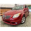 Image 1 : 2006 PONTIAC VIBE, RED, 254198 KMS, FRONT WHEEL DRIVE. - D455375