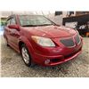 Image 8 : 2006 PONTIAC VIBE, RED, 254198 KMS, FRONT WHEEL DRIVE. - D455375
