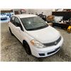 Image 10 : 2009 NISSAN VERSA, WHITE, 204699 KMS, FRONT WHEEL DRIVE. - D457512
