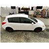 Image 13 : 2009 NISSAN VERSA, WHITE, 204699 KMS, FRONT WHEEL DRIVE. - D457512