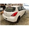 Image 15 : 2009 NISSAN VERSA, WHITE, 204699 KMS, FRONT WHEEL DRIVE. - D457512