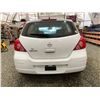 Image 17 : 2009 NISSAN VERSA, WHITE, 204699 KMS, FRONT WHEEL DRIVE. - D457512