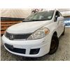 Image 1 : 2009 NISSAN VERSA, WHITE, 204699 KMS, FRONT WHEEL DRIVE. - D457512
