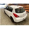 Image 22 : 2009 NISSAN VERSA, WHITE, 204699 KMS, FRONT WHEEL DRIVE. - D457512