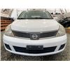 Image 5 : 2009 NISSAN VERSA, WHITE, 204699 KMS, FRONT WHEEL DRIVE. - D457512