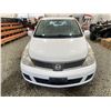 Image 6 : 2009 NISSAN VERSA, WHITE, 204699 KMS, FRONT WHEEL DRIVE. - D457512
