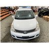 Image 7 : 2009 NISSAN VERSA, WHITE, 204699 KMS, FRONT WHEEL DRIVE. - D457512