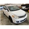 Image 9 : 2009 NISSAN VERSA, WHITE, 204699 KMS, FRONT WHEEL DRIVE. - D457512