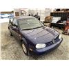 Image 10 : 2000 VW GOLF, BLUE, 234410 KMS, FRONT WHEEL DRIVE. - D584633